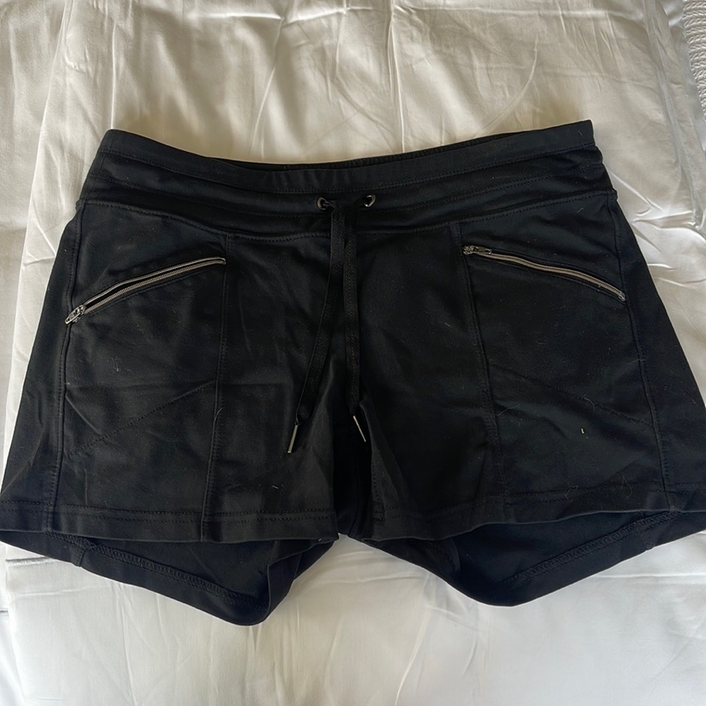 Women’s Black Drawstring Active Shorts